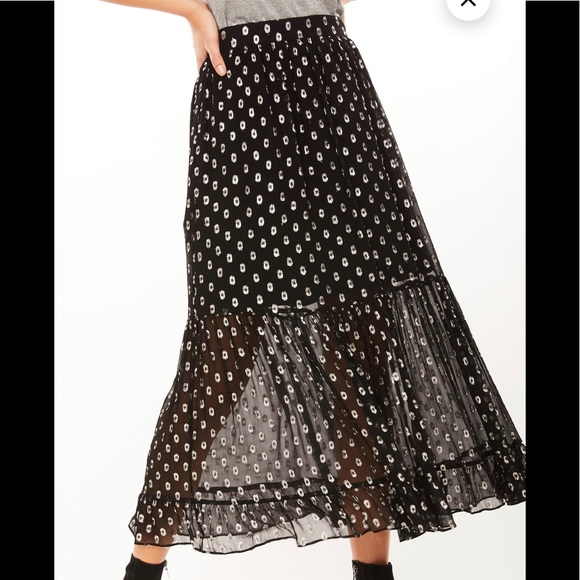 Generation Love Selena Skirt in Black/Silver Size S - Picture 5 of 11